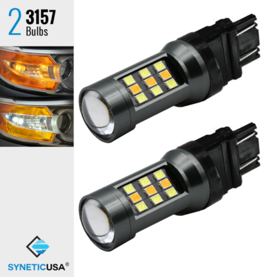 3157 HP24 Switchback Dual-Color Turn Signal LED Bulbs – 12 Volt Does IT
