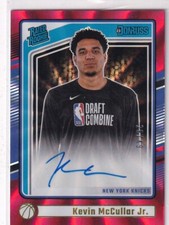 2024-25 Panini Donruss NBA No 286 Kevin McCullar Jr. Rated Rookie Auto Red 28/49