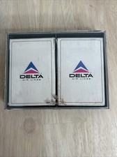 Set Of Delta Airlines Las Vegas & Chicago Playing Cards Hoyle Airplane Aces