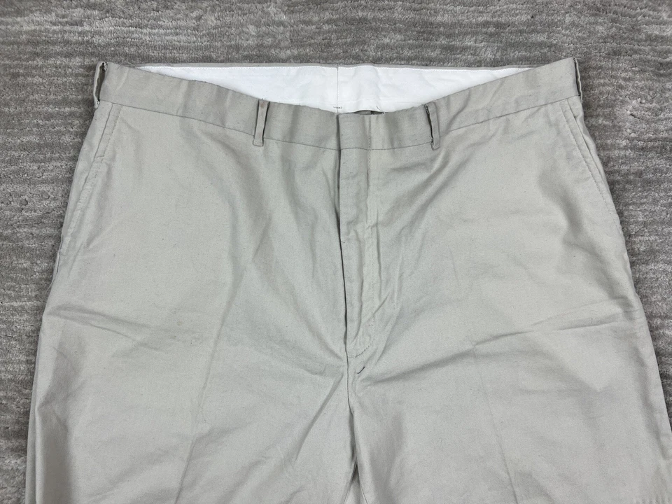 Pantalones Cortos Towncraft Para Hombre 42 Beige Caqui Chino Algodón Poliéster Foto 2 de 4