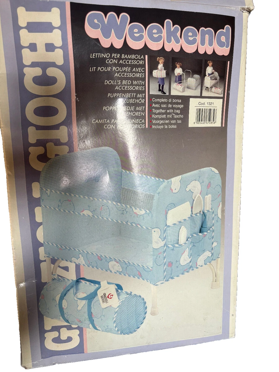 Petite Princesse Lit de poupée de 45 cm jaune et linge Fleur d'été TD