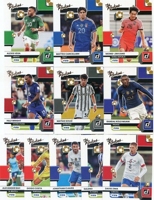 2022-23 Donruss FIFA Soccer PICK YOUR CARD for Base Set THE ROOKIES INSERT RC