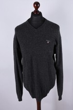 Gant V Neck Classic Jumper Size L
