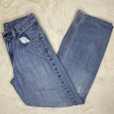 Levi's 550 Boy's Blue Slim Fit Straight Leg Denim Blue Jean Pants Sz 14