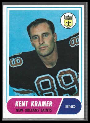 Kent Kramer 1968 Topps #134 RC New Orleans Saints