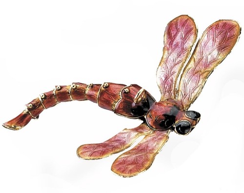 Cloisonne Articulated Dragonfly Ornament (4931P) Double Sided, Motion - Picture 9 of 11