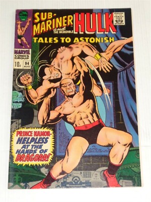 TALES TO ASTONISH #94 FN (6.0) AUGUST 1967 HULK MARVEL COMICS **