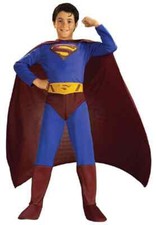 Superman Returns Movie DC Comics Superhero Fancy Dress Halloween Child Costume