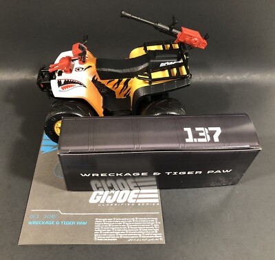 GI JOE CLASSIFIED SERIES #137 TIGER FORCE TIGER PAW ATV VEHICLE NO DRIVER