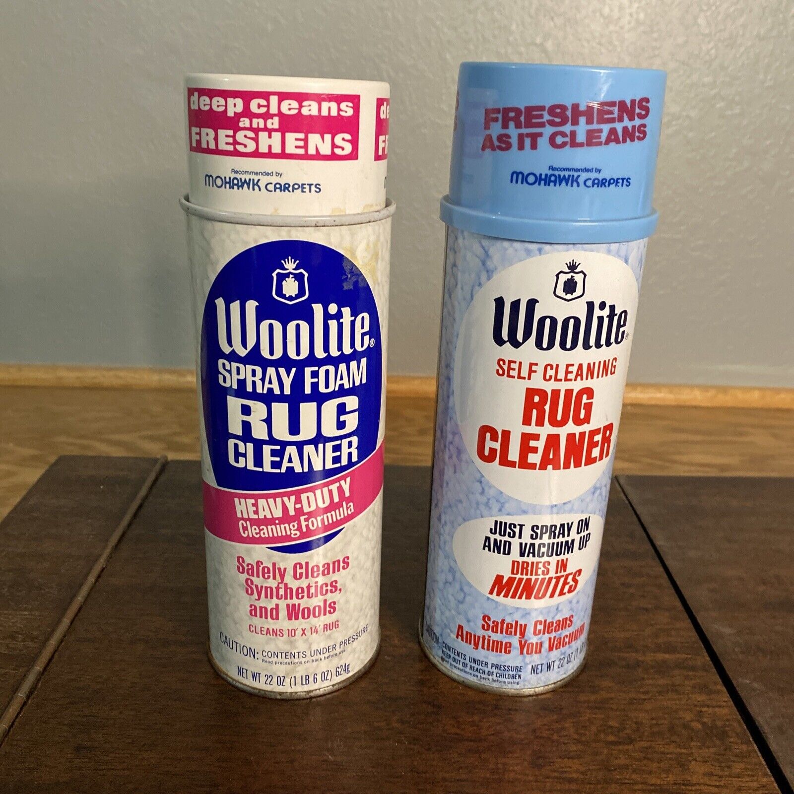 Vintage Woolite Self Cleaning Rug Cleaner/Spray Foam Rug Cleaner see