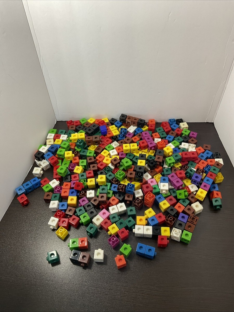 Math Links Unifix Cubes 380 Pieces Educational Toy Counting Early