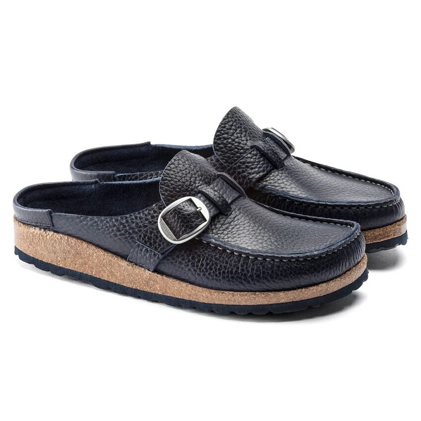 Navy discount birkenstock clogs