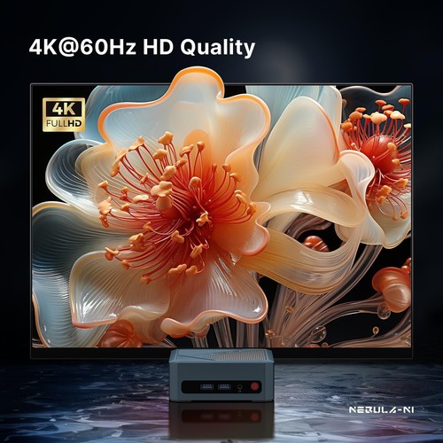 Origimagic N1 Mini PC - AMD Ryzen 7 5825U, 32GB DDR4, 1TB NVMe SSD, WiFi 6E - Afbeelding 8 van 9