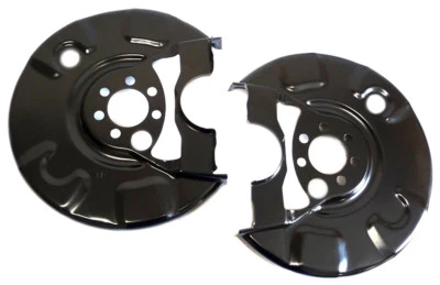 Original Ankerblech VW Golf 3 Toledo Bremse 2x Deckblech Hitzeschutz hinten - Bild 1 von 2