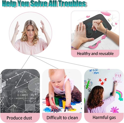 GJZZ Drawing Doodle Board Toys for 3 4 5 6 7 Year Old Girls Boys Gifts, LCD Writ - Picture 7 of 10