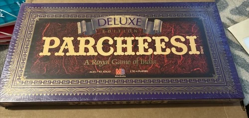 VINTAGE PARCHEESI DELUXE EDITION BOARD GAME 1989 MILTON BRADLEY COMPLETE