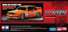 Tamiya 1:10 BMW M3 Sport Evo Jägermeister 1992 (TT-02) RC Car Assembly Kit