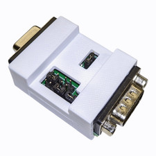 SEGA Amiga Commodore Adapter C64 for DB9 Mega Drive Gamepad Pad Controller Case