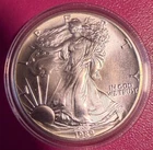 1989 American Eagle - $1 - 1 OZ. Silver Coin - .999 Fine Silver - Capsuled