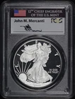 2017-S American Silver Eagle PCGS PR-70 DCAM LE FDOI 1 of 1,000 Mercanti Label