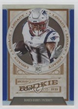 2019 Panini Chronicles Legacy Update Rookies Blue 7/25 Damien Harris #204 8f7