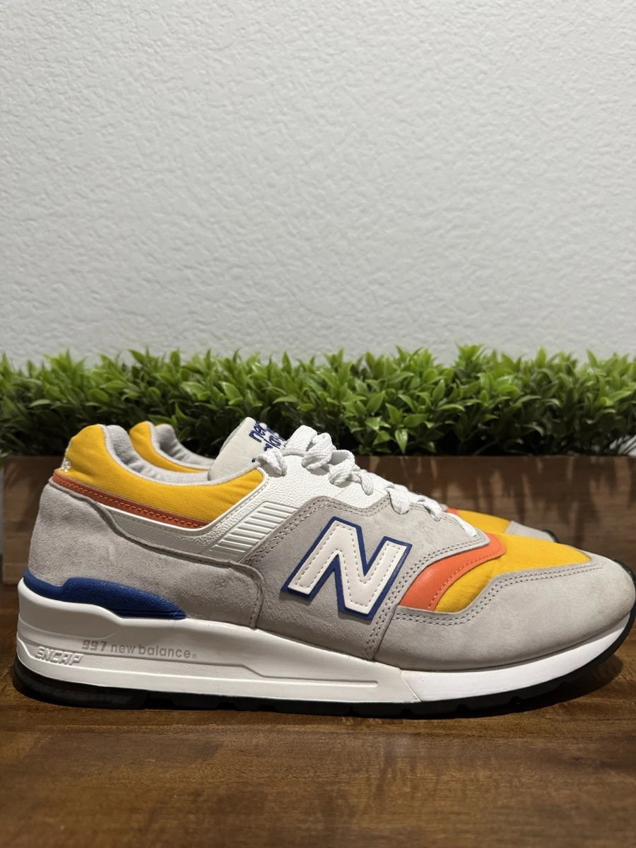 New Balance 997 Made In USA Grey Orange for Sale | Authenticity