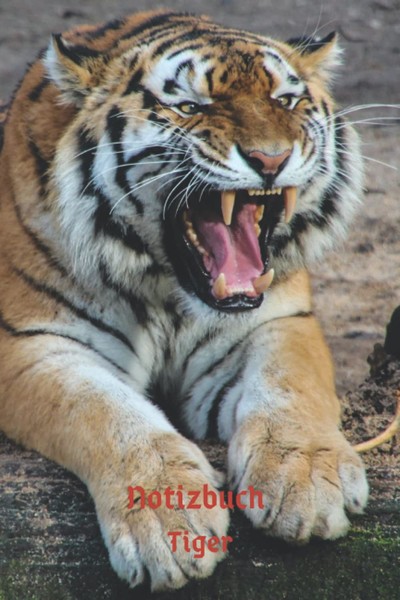 Notizbuch Tiger A5, 80 Blatt, Liniertes Tagebuch, E-Mail, Telefon-image