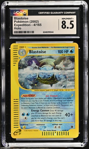 Blastoise graded CGC 8.5 for sale on eBay