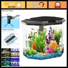 6.5-Gallon Aquarium Kit with Power Filter, LED Lighting, Complete Fish Tank Setu