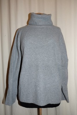 BPC Patentstrick Rollkragen Pullover recycled polyester grau 40/42 M