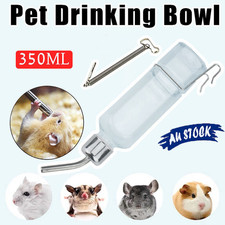 1PC Rabbit Hamster Pet Drinking Bowl Bottle Feeder Guinea Pig Water Fountain AU