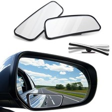 Wide Rectangle Car Blind Spot Mirror, Car Side Mirror, Horizontal Viewing