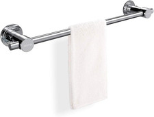 BOPai 24 inch Vacuum Suction Cup Towel Bar,Removeable Shower Mat Rod Shower Door