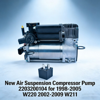 New Air Suspension Compressor Pump 2203200104 for 1998-2005 W220 2002-2009 W211
