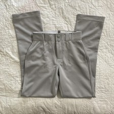 Easton Pro Baseball Pant, Gray, Youth XS 20"-22" Open Hem