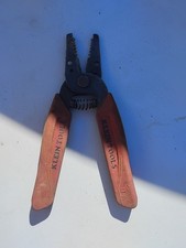 Klein Tools 11046 Spring Wire Stripper/Cutter 16-26 Awg Stranded Red Made in USA