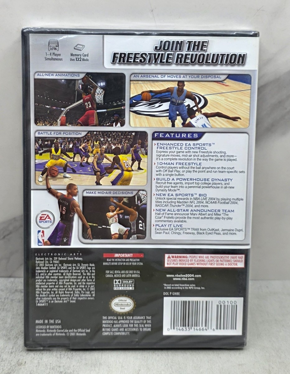 NBA Live 2004 (Nintendo GameCube, 2003) for sale online | eBay