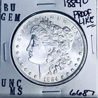 1884 O BU GEM MORGAN SILVER DOLLAR UNC MS+++ U.S. MINT RARE COIN 6687