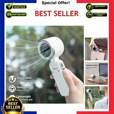 Portable Mini Handheld Fan Foldable USB Rechargeable Turbine Desk Fan