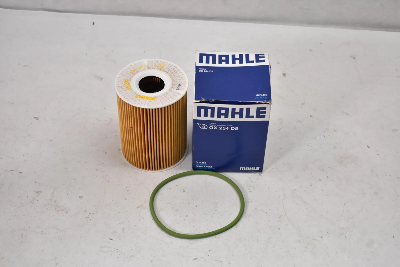 Mahle OX 254 D5 Oil Filter Cartridge With O-Ring Engine Porsche New Open Box