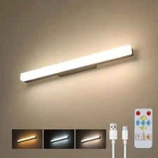 Rechargeable Magnetic LED Lights Bar with Remote under Cabinet Lighting Wireless