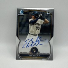 2023 Bowman Draft Chrome Prospect 1st Auto Eric Bitonti #CDA-EB Auto