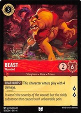 Beast Wounded 103/204 Ursula's Return Disney Lorcana 017846