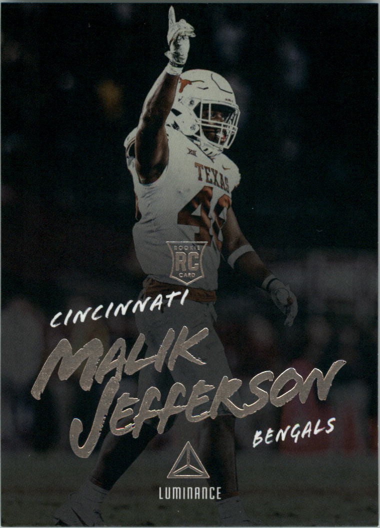 2018 Panini Luminance #163 Malik Jefferson RC - FB