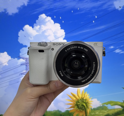 Sony Alpha α6000 24.3MP Digital SLR Camera w/16-50mm Power Zoom