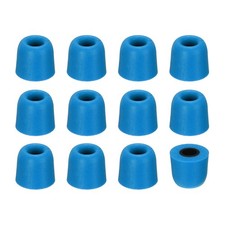 Memory Foam Earbud Tips 4.9mm/0.19" , 12Pcs - Medium Ear Bud Tips, Blue