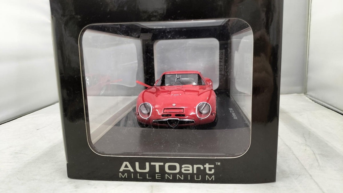 AUTOart Millennium 1/18 Scale Alfa Romeo TZ2 1965 Red Diecast