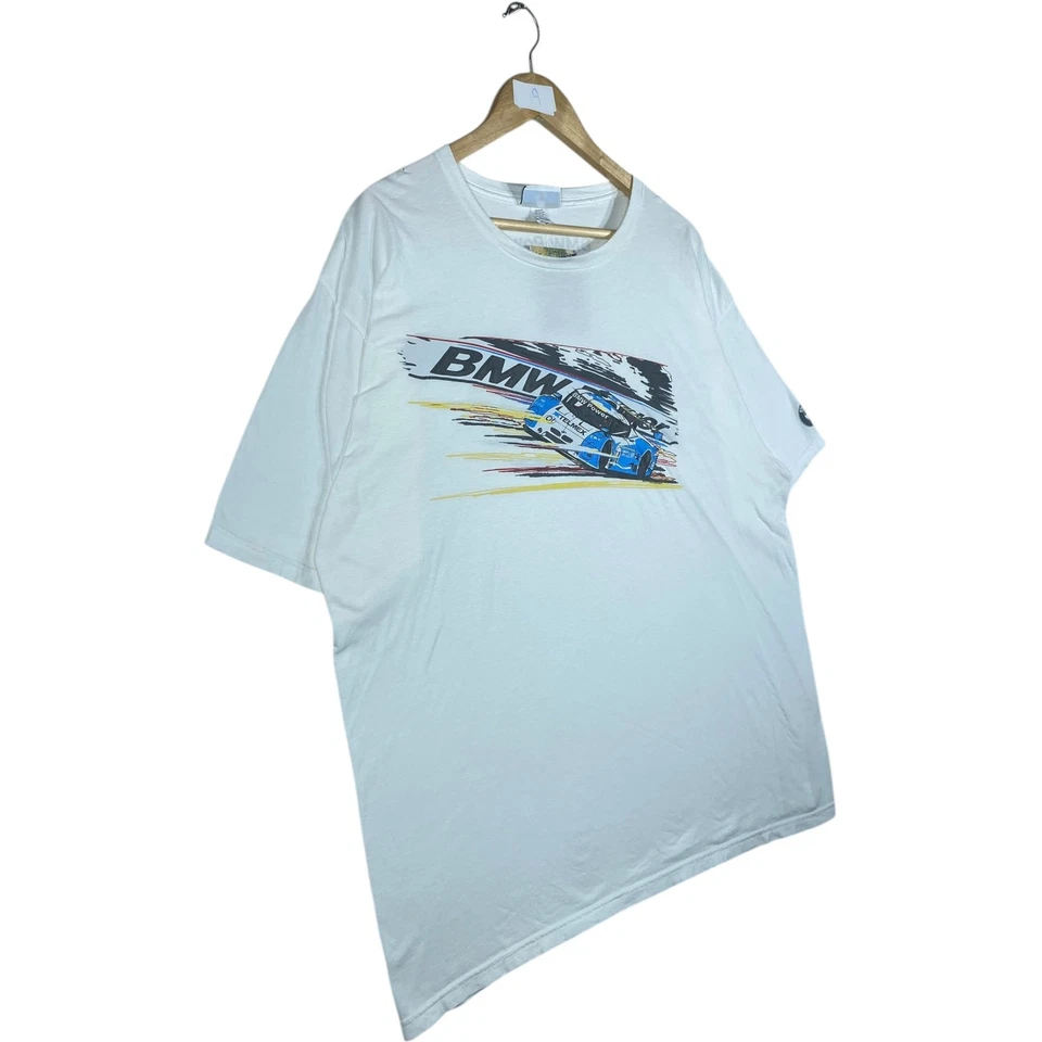 Camiseta vintage BMW Racing blanca para hombre 2XL Foto 4 de 4