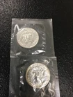 2 BU 1963 Washington Silver Quarters Brilliant Uncirculated Sealed -2 coins