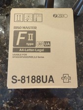 Riso Master F II type 30 UA  A4-Letter-Legal ...